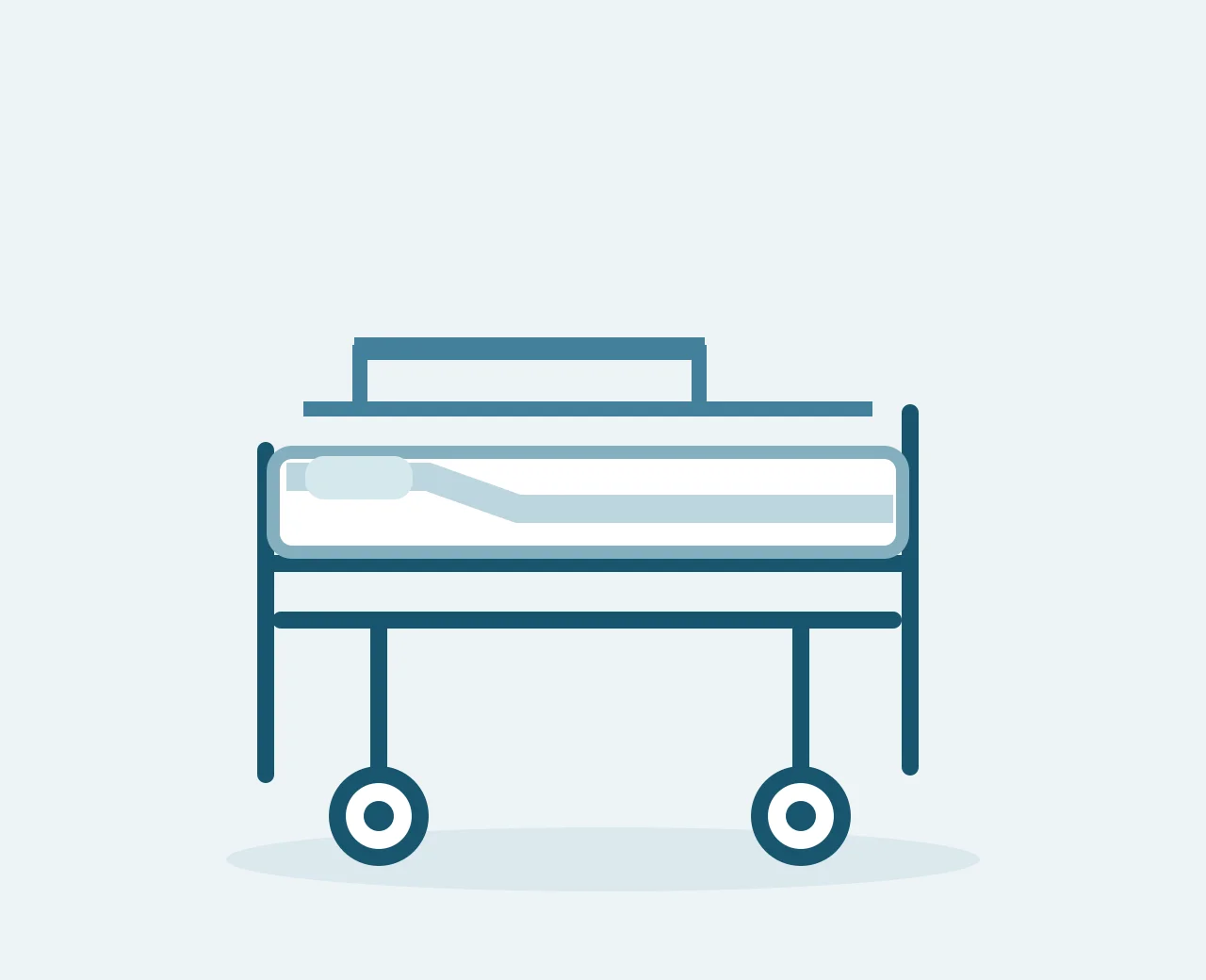 Hospital Bed illustration