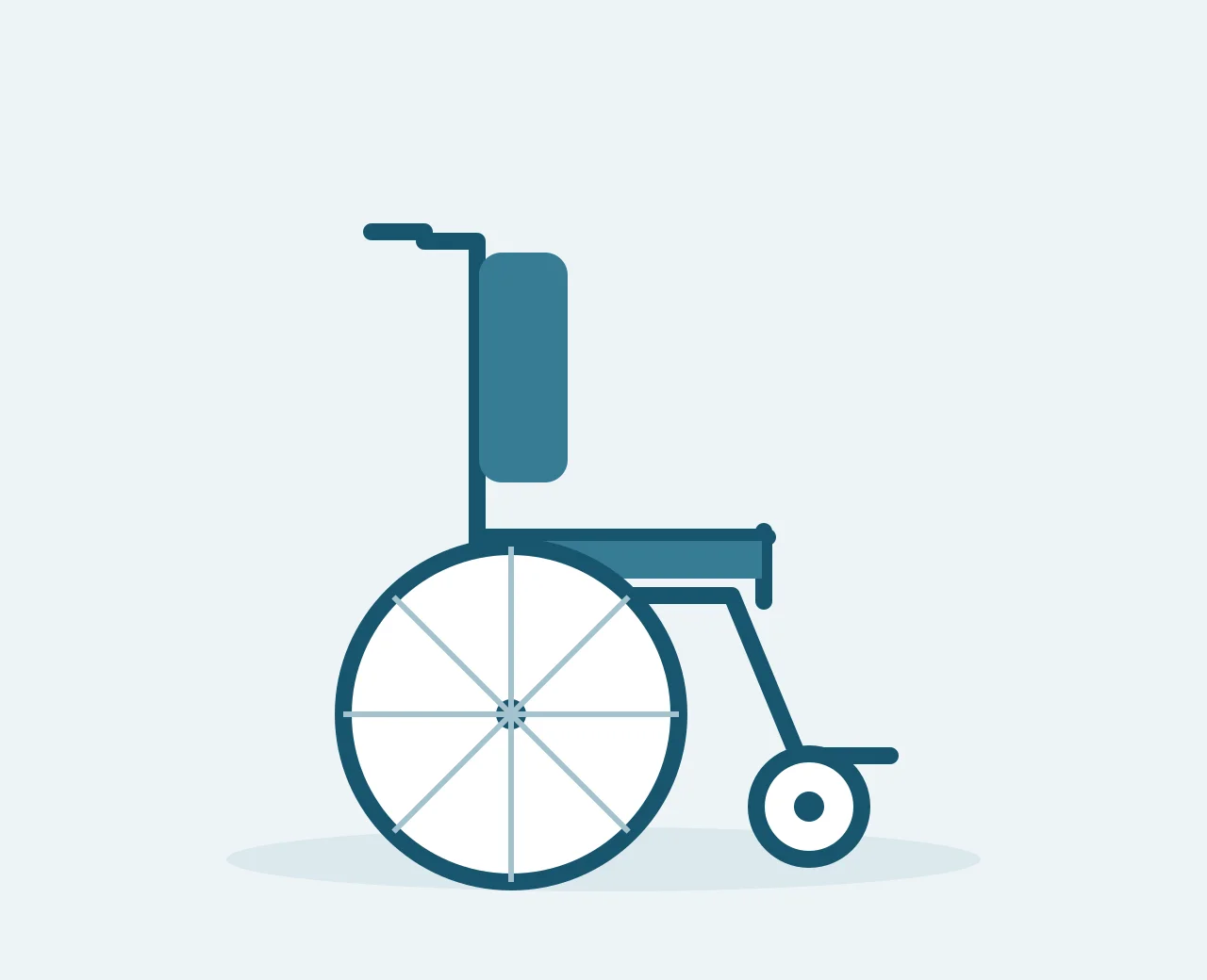 Manual Wheelchair illustration